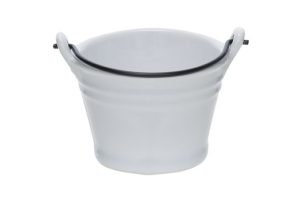 BUCKET WHITE MINI EMMER D7.8XH5.5CM