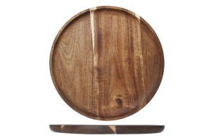 HOUTEN BORD ROND D30X2CM OIL COATING