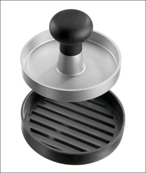 Tartare/hamburger press alu/plastic 11cm