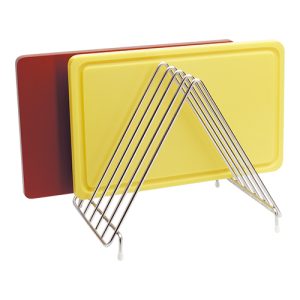 Cutting board holder stainless steel 6pcs.
31x27 ↨28cm