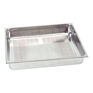 Gastronorm container stainless steel perforated 1/1 ↨150mm