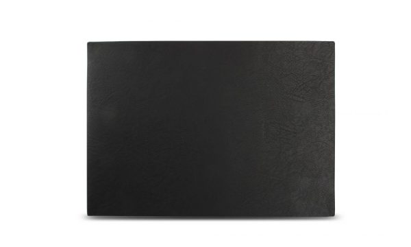 Placemat leather look 30x43cm Black