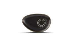 Ceres Black plate oval 20x13cm