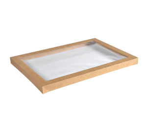 Catering tray Large LID 455x313 ↨30mm Brown