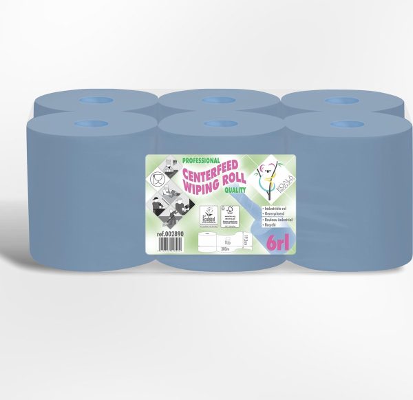 Poetspapier MIDI 1 lgs blauw "KOALA"