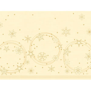 Papier sets de table 30x40cm Star Shine Cream