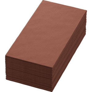 Servetten Dunisoft 40x40cm 1/8 Chestnut