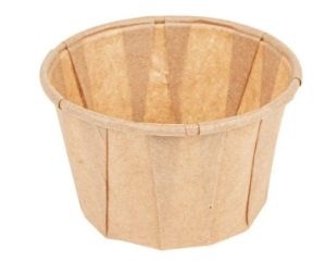 Papercup vetvrij 40cc Brown