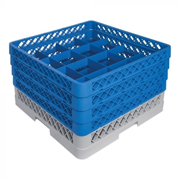 Beaker basket 16 compartments +4 max Ø11.2 ↨24cm