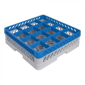 Foot glass basket 16 compartments +1 max Ø11.2 ↨12cm