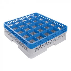 Foot glass basket 25 compartments +1 max Ø9 ↨12cm