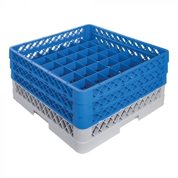 Beaker basket 49 compartments +3 max Ø6.3 ↨20cm