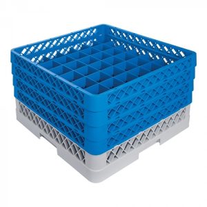 Beaker basket 49 compartments +4 max Ø6.3 ↨24cm