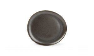 Ceres Black Plate 25x23cm