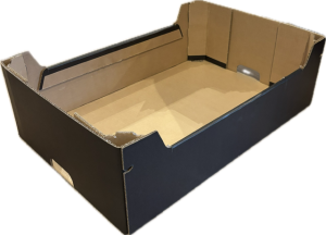 Foodbox PE noir 600x400 ↨177mm (Sans danger pour les aliments)