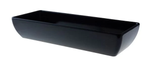 Melamine Truyts Bowl elongated 476x190 ↨90mm Black