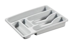 Cutlery tray 5 compartments white