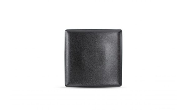 Plat bord 26x26cm black Dusk