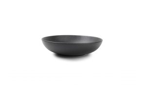 Assiette creuse 25xH6cm noir Crépuscule