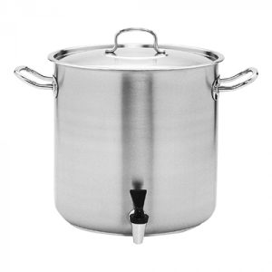 Saucepan w/tap+lid Ø45 ↨45 cm 72L