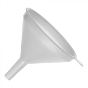 Funnel plastic white Ø10cm