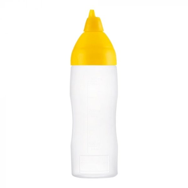 Squeeze bottle plastic 35cl Yellow