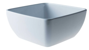 Melamine Truyts Bowl square 155 ↨70mm white