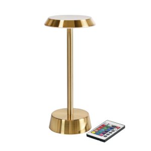 Lampe LED sans fil Nour ↨26.3 Ø11.9 Or